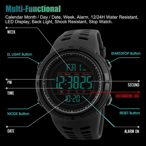SKMEI Digital Uhr